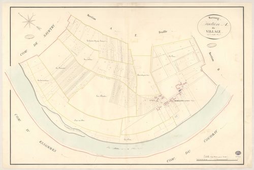 MORSANG-SUR-SEINE. - Section A : Village (le), 2e feuille. 