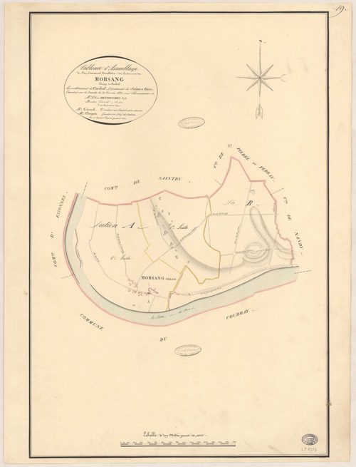 MORSANG-SUR-SEINE. - Plan d'assemblage. 
