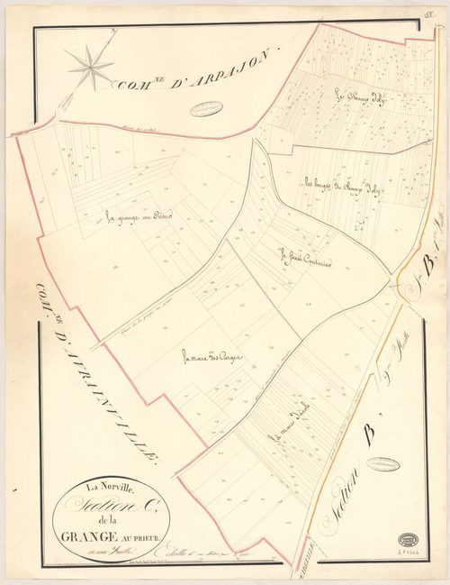 NORVILLE (LA). - Section C : Grange au Prieur (la). 