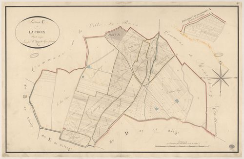 NOZAY. - Section C : Croix (la). 