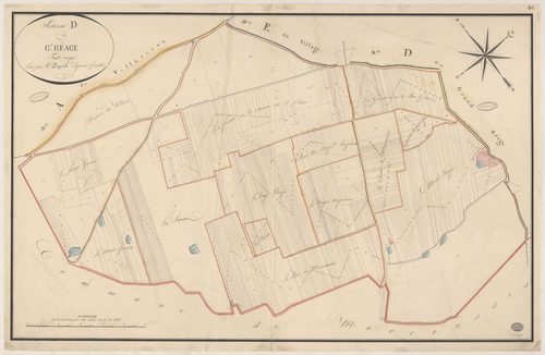 NOZAY. - Section D : Grand Réage (le). 
