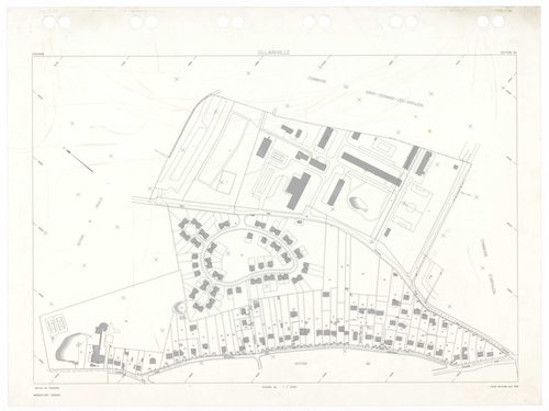 OLLAINVILLE, plans minutes de conservation : tableau d'assemblage,1938, Ech. 1/10000 ; plans des sections A1, A2, A3, B1, C1, D1, 1938, Ech. 1/2500, sections D3, D4, 1938, Ech. 1/1250, sections AA, AB, AC, AD, AE, AH, AI, AK, AL, AM, AN, AP, AR, 2000, Ech