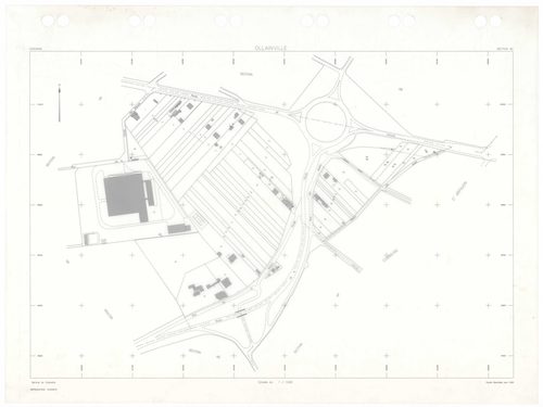 OLLAINVILLE, plans minutes de conservation : tableau d'assemblage,1938, Ech. 1/10000 ; plans des sections A1, A2, A3, B1, C1, D1, 1938, Ech. 1/2500, sections D3, D4, 1938, Ech. 1/1250, sections AA, AB, AC, AD, AE, AH, AI, AK, AL, AM, AN, AP, AR, 2000, Ech