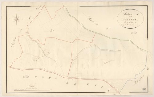 ONCY-SUR-ECOLE. - Section A : Garenne (la), 2e feuille. 