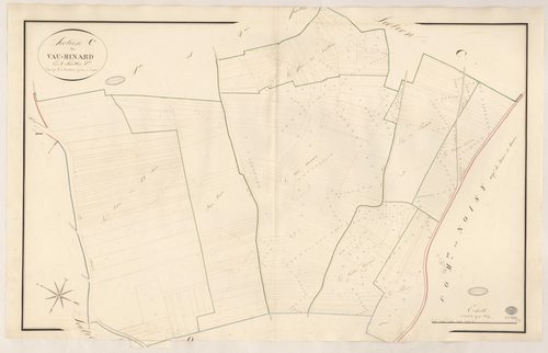 ONCY-SUR-ECOLE. - Section C : Vau-Minard (le), 3e feuille. 