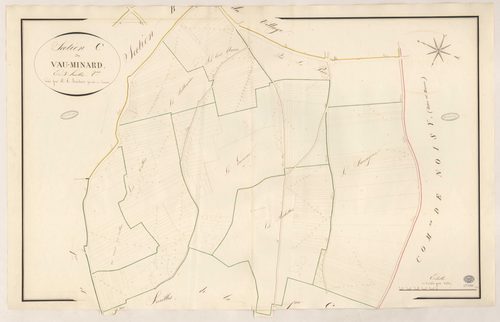 ONCY-SUR-ECOLE. - Section C : Vau-Minard (le), 2e feuille. 