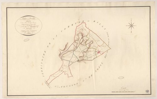 ONCY-SUR-ECOLE. - Plan d'assemblage. 