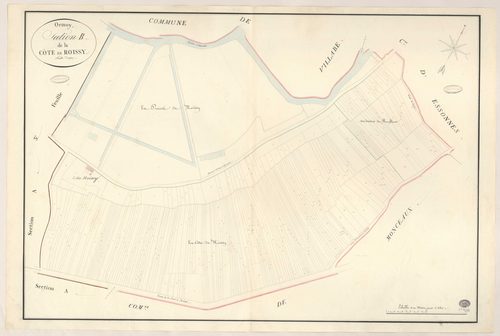 ORMOY. - Section B : Côte de Roissy (la). 