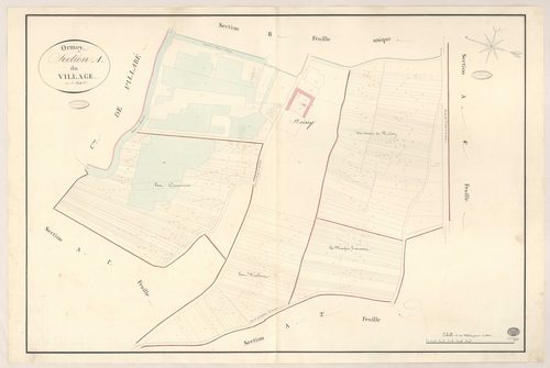 ORMOY. - Section A : Village (le), 3e feuille. 