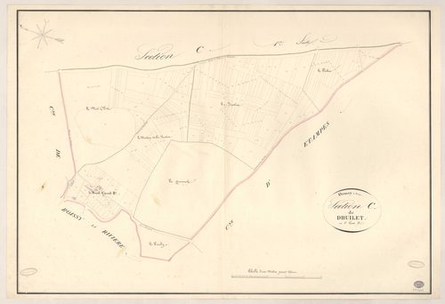 ORMOY-LA-RIVIERE. - Section C : Dhuilet, 2e feuille. 