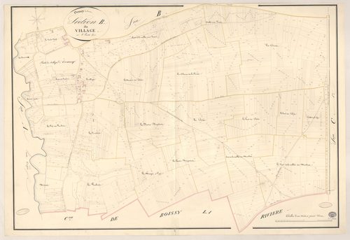 ORMOY-LA-RIVIERE. - Section B : Village (le), 2e feuille. 