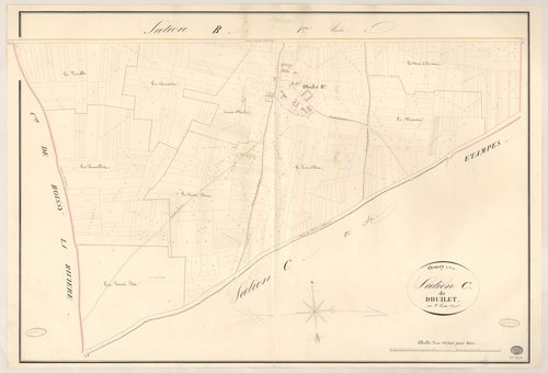 ORMOY-LA-RIVIERE. - Section C : Dhuilet, 1ère feuille. 