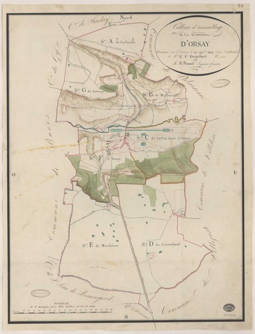 ORSAY. - Plan d'assemblage. 