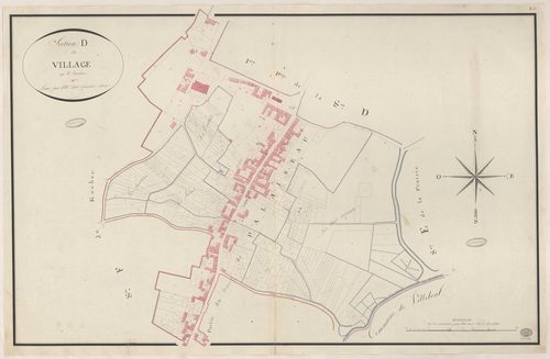 PALAISEAU. - Section D : Village (le), 2e feuille. 