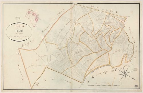 PALAISEAU. - Section A : Pileu (le), 1ère feuille. 