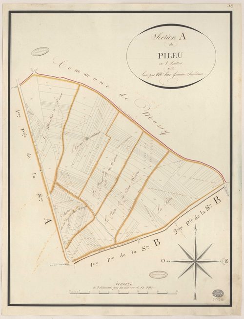 PALAISEAU. - Section A : Pileu (le), 2e feuille. 