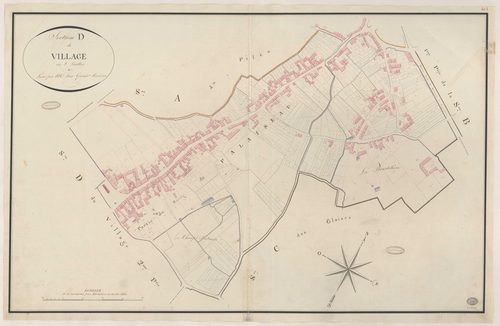 PALAISEAU. - Section D : Village (le), 1ère feuille. 
