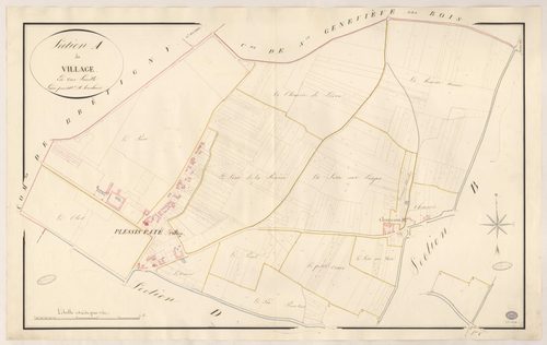 PLESSIS-PATE (LE). - Section A : Village (le). 