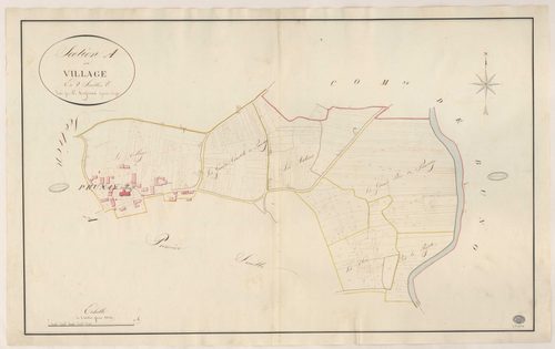 PRUNAY-SUR-ESSONNE. - Section A : Village (le), 2e feuille. 