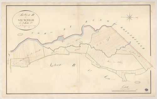 PRUNAY-SUR-ESSONNE. - Section B : Sauxcelle, 2e feuille. 