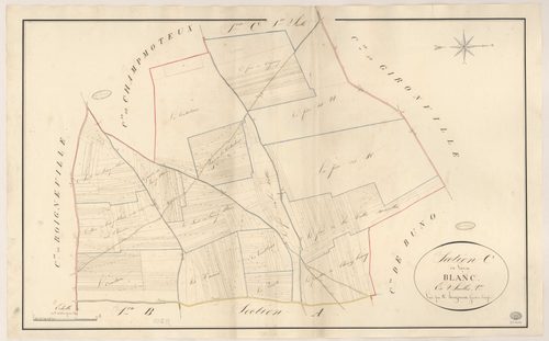 PRUNAY-SUR-ESSONNE. - Section C : Larry Blanc (le), 2e feuille. 