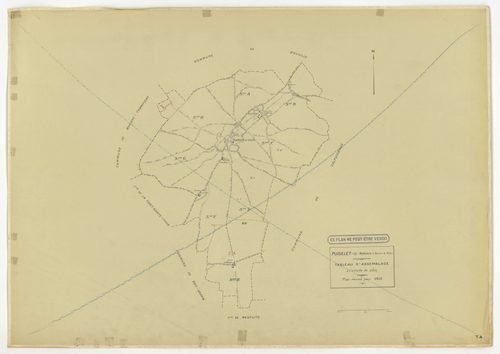 Plans minutes de conservation : PUISELET-LE-MARAIS : tableau d'assemblage n°1, ech. 1/10000 (1935), sections A, B, C2, D1, D2, E, F, G, H, ech. 1/2500 (1935) ; tableau d'assemblage n°2, ech. 1/10000 (1935-1957), section H, ech. 1/2500 (1935-1957) ; tablea