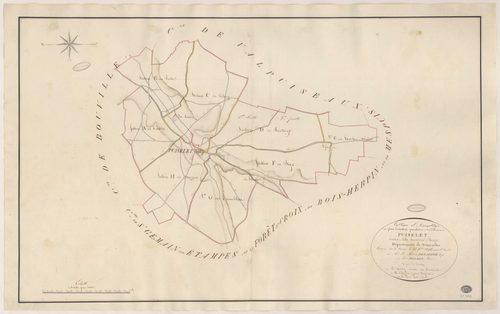 PUISELET-LE-MARAIS. - Plan d'assemblage. 