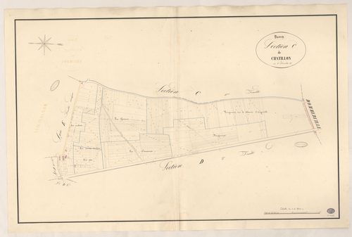 PUSSAY. - Section C : Châtillon, 2e feuille. 