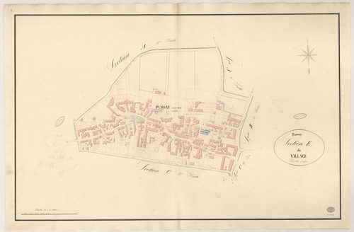 PUSSAY. - Section E : Village (le). 