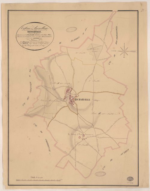 RICHARVILLE. - Plan d'assemblage. 