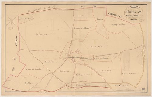 RICHARVILLE. - Section B : Bréau Saint-Lubin (le), 2e feuille. 