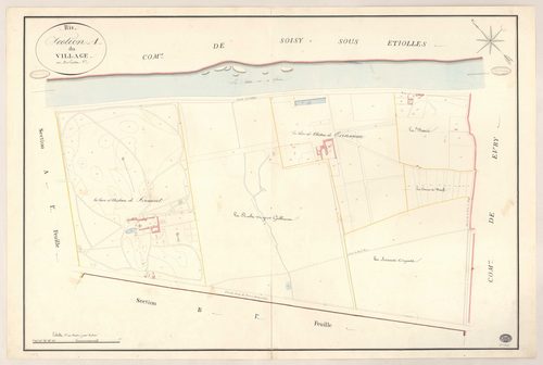 RIS-ORANGIS. - Section A : Village (le), 1ère feuille. 