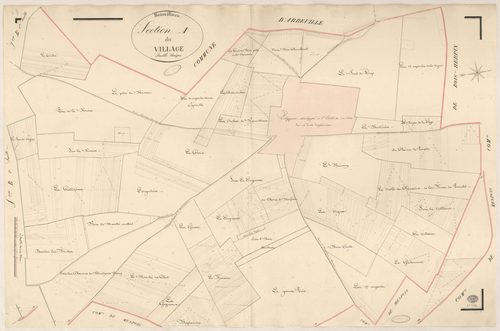 ROINVILLIERS. - Section A : Village (le), 1ère feuille. 