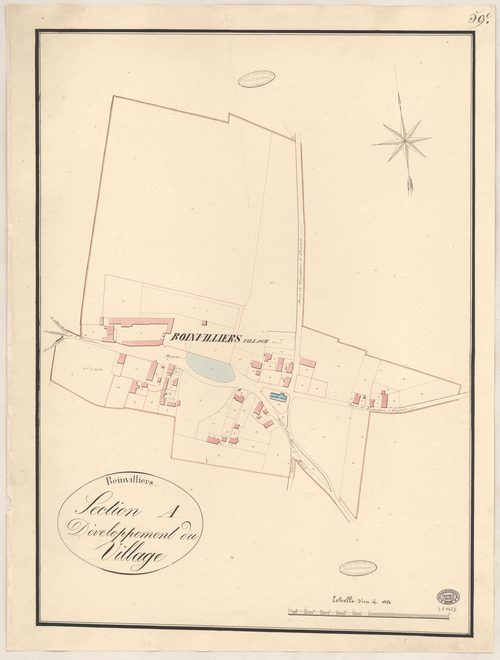 ROINVILLIERS. - Section A : Village (le), 2e feuille. 