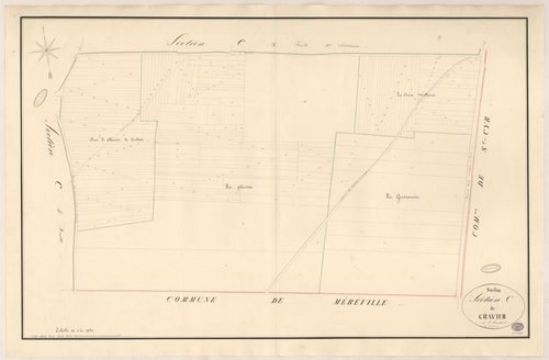SACLAS. - Section C : Gravier, 7e feuille. 