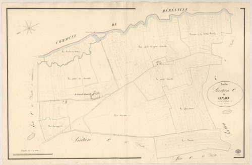 SACLAS. - Section C : Gravier, 4e feuille. 