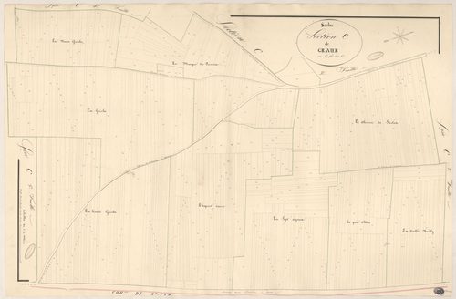 SACLAS. - Section C : Gravier, 8e feuille. 