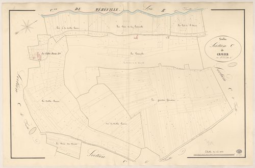 SACLAS. - Section C : Gravier, 3e feuille. 