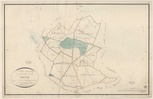 SACLAY. - Plan d'assemblage. 