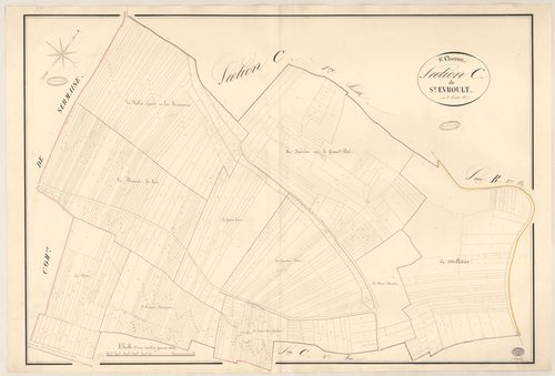 SAINT-CHERON. - Section C : Saint-Evroult, 2e feuille. 