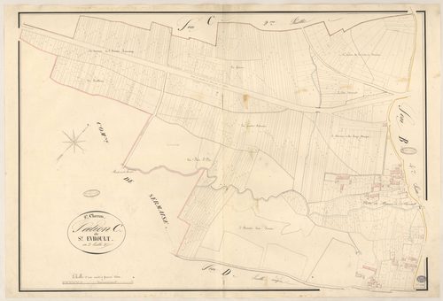 SAINT-CHERON. - Section C : Saint-Evroult, 3e feuille. 
