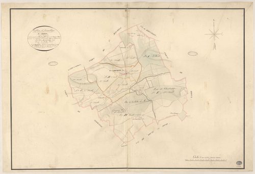 SAINT-CHERON. - Plan d'assemblage. 