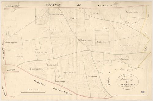 SAINT-CYR-LA-RIVIERE. - Section D : Orme Panetier (l'), 2e feuille. 