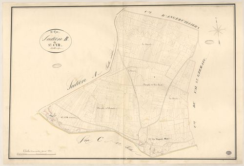 SAINT-CYR-SOUS-DOURDAN. - Section B : Saint-Cyr. 