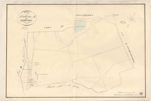 SAINT-CYR-SOUS-DOURDAN. - Section A : Bandeville, 2e feuille. 