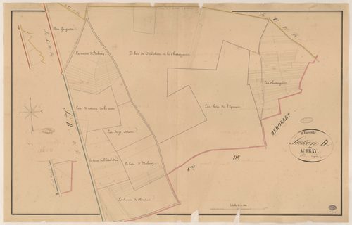 SAINT-ESCOBILLE. - Section D : Aubray. 