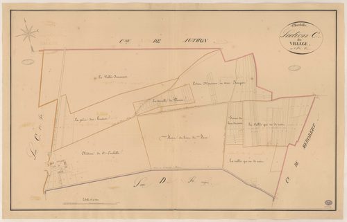 SAINT-ESCOBILLE. - Section C : Village (le), 2e feuille. 