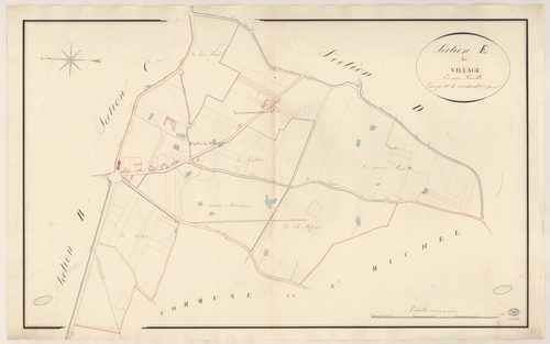 SAINTE-GENEVIEVE-DES-BOIS. - Section E : Village (le). 