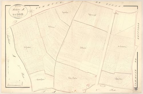 SAINT-GERMAIN-LES-ARPAJON. - Section A : Folie (la), 1ère feuille. 