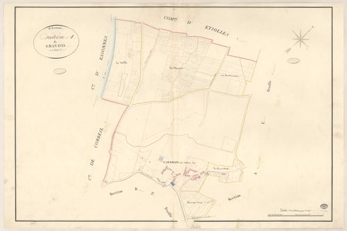 SAINT-GERMAIN-LES-CORBEIL. - Section A : Gravois, 2e feuille. 